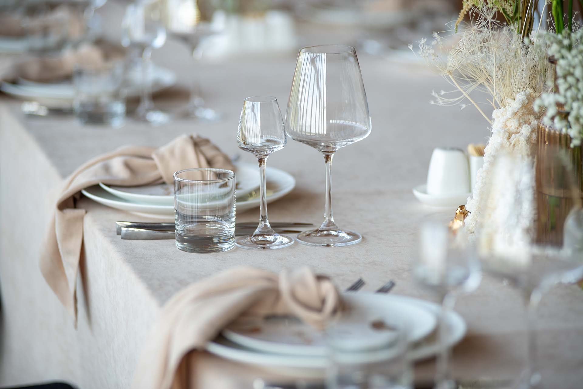 Catering Tischgedeck
